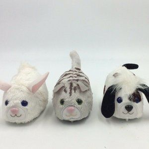 3 Furreal Fiends Furry Frenzies Dog Cat Bunny